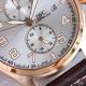 Swiss Made Replica IWC Big Pilot's Cal.69355 Rose Gold Silver Dial Watch (4)_th.jpg